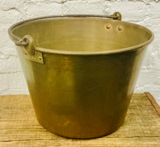 Antique Brass Bucket