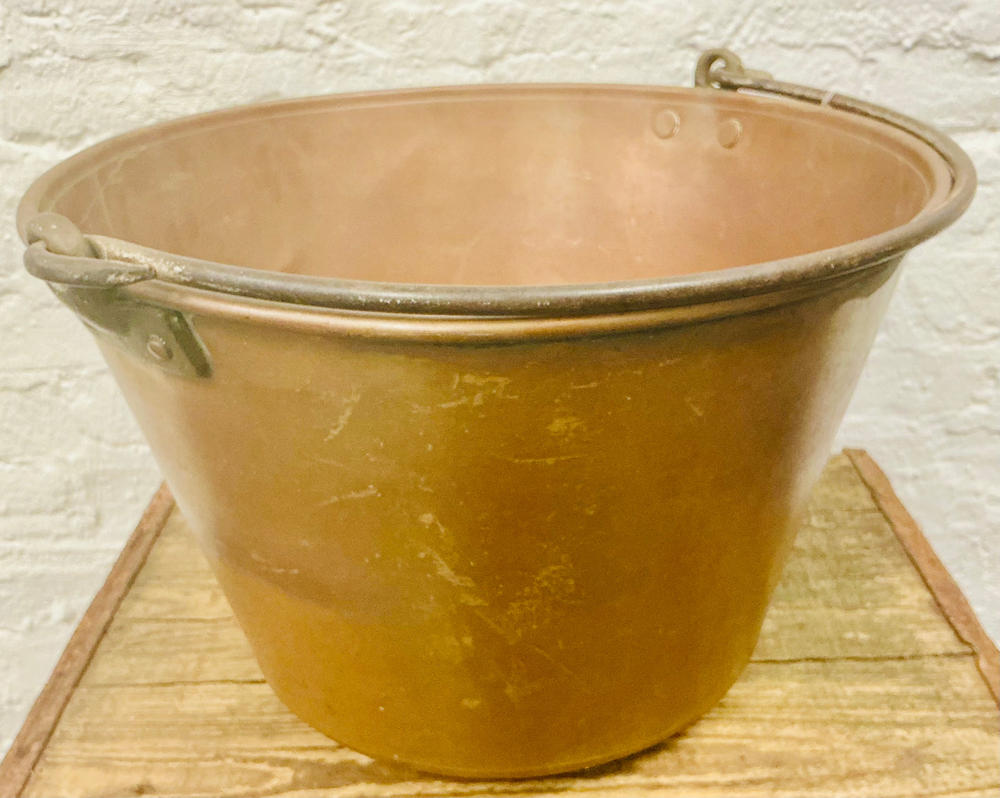 Antique Copper Bucket