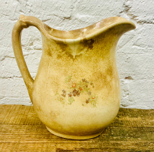 Antique Small Pitcher with Daisies