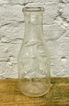 Vintage Glass Milk Bottle
