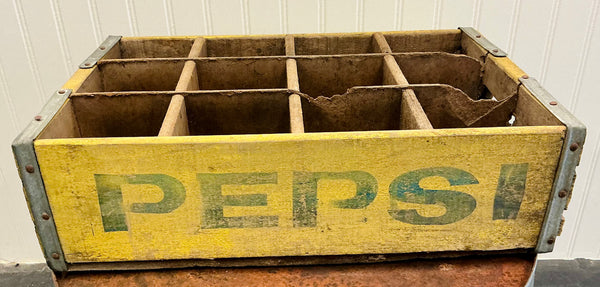 Vintage Pepsi Crate, vintage one-of-a-kind find from Monticello Soap Company