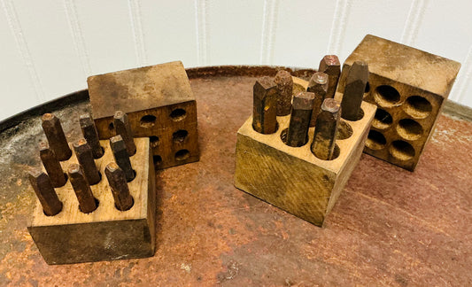 Vintage Small Metal Punch Set