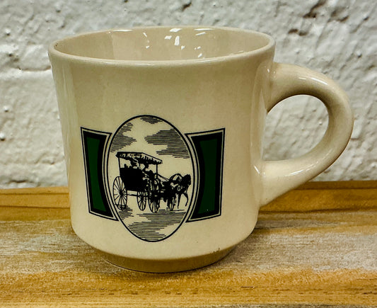 Vintage Horse & Buggy Shave Mug
