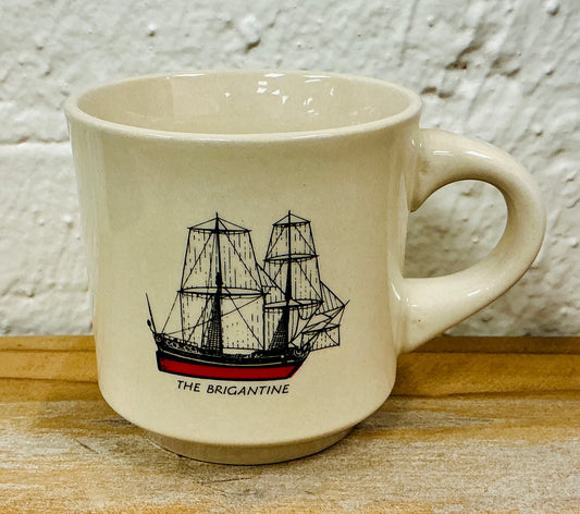 Vintage The Brigantine Ship Shave Mug