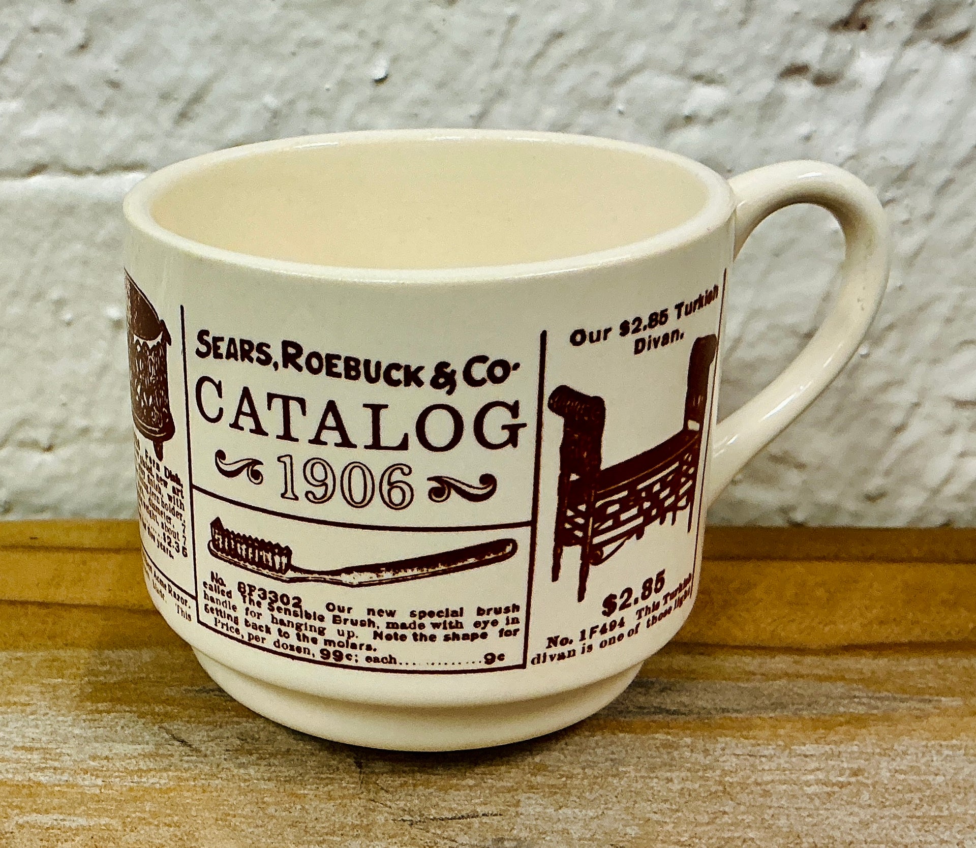 Vintage Sears, Roebuck & Co. 1906 Catalog Shave Mug