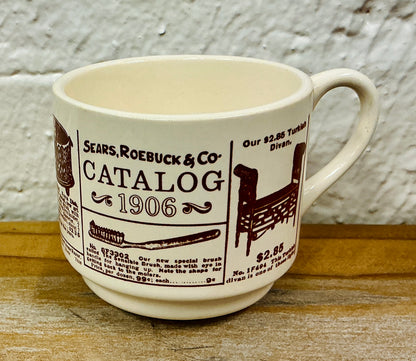 Vintage Sears, Roebuck & Co. 1906 Catalog Shave Mug