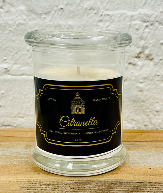 Citronella Soy Candle, 7.5 oz.