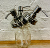 3 Piece Set of Mason Jar Pumps Embossed with 