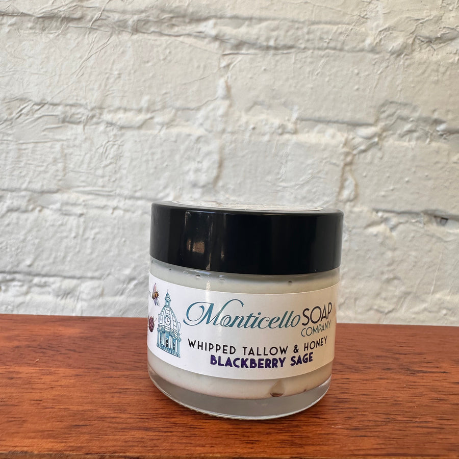 Whipped Tallow & Honey, 2 oz jar - Blackberry Sage