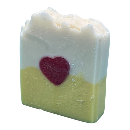 Honey and Hibiscus Heart - Bar Soap
