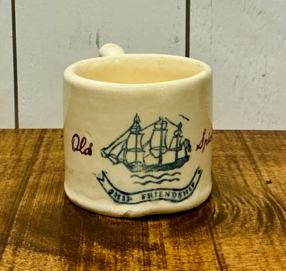 Vintage Old Spice Hull Pottery Mug