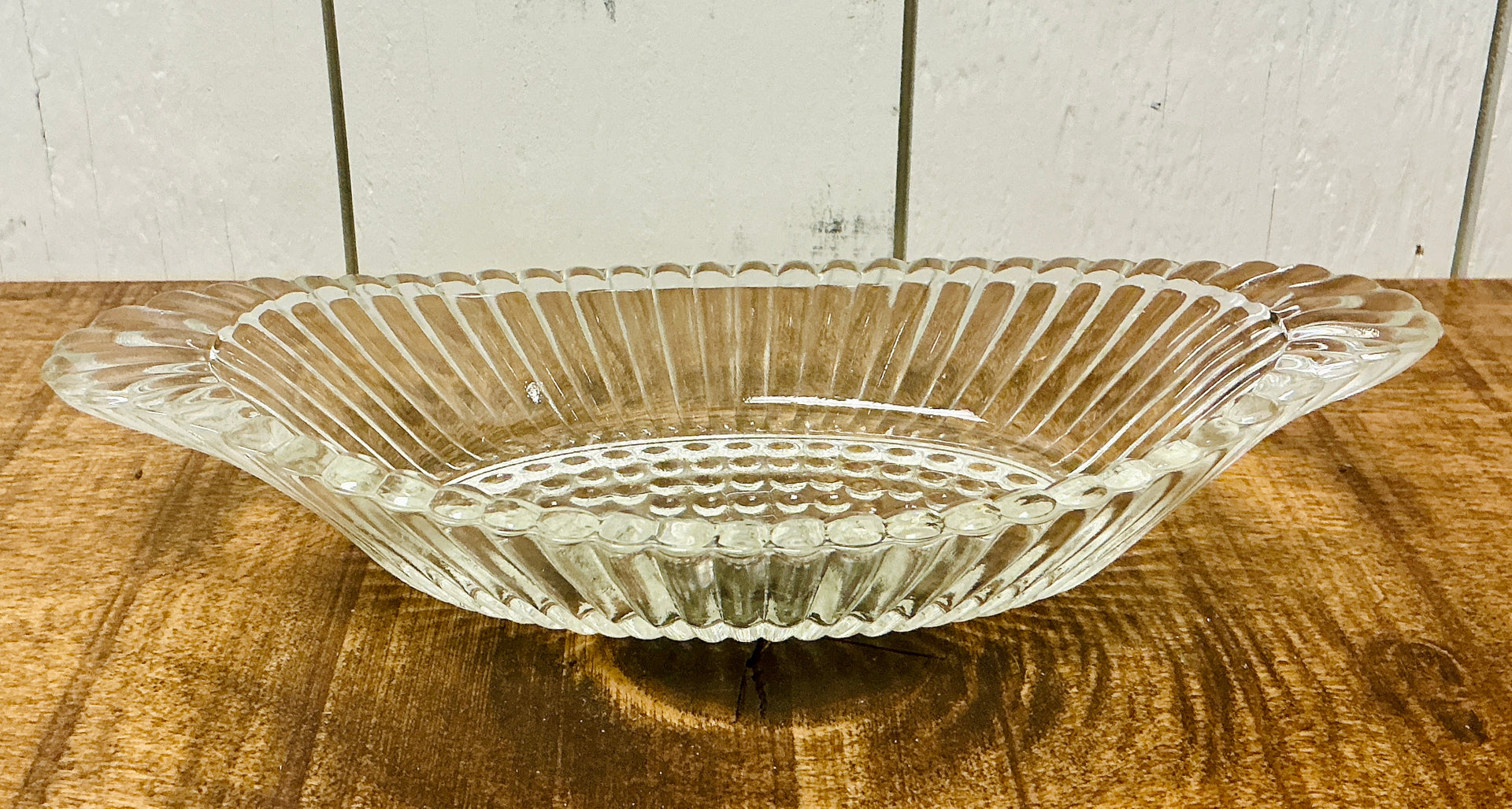 Vintage Jeannette Glas Oval Glass Banana Split Boat