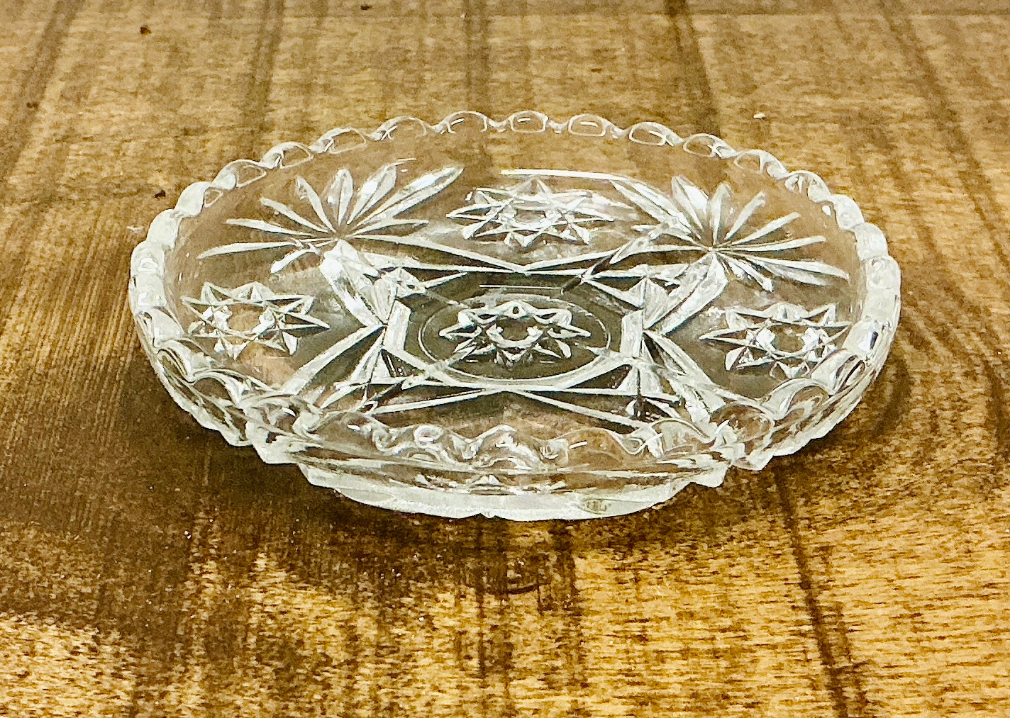 Vintage Anchor Hocking Star of David Coaster
