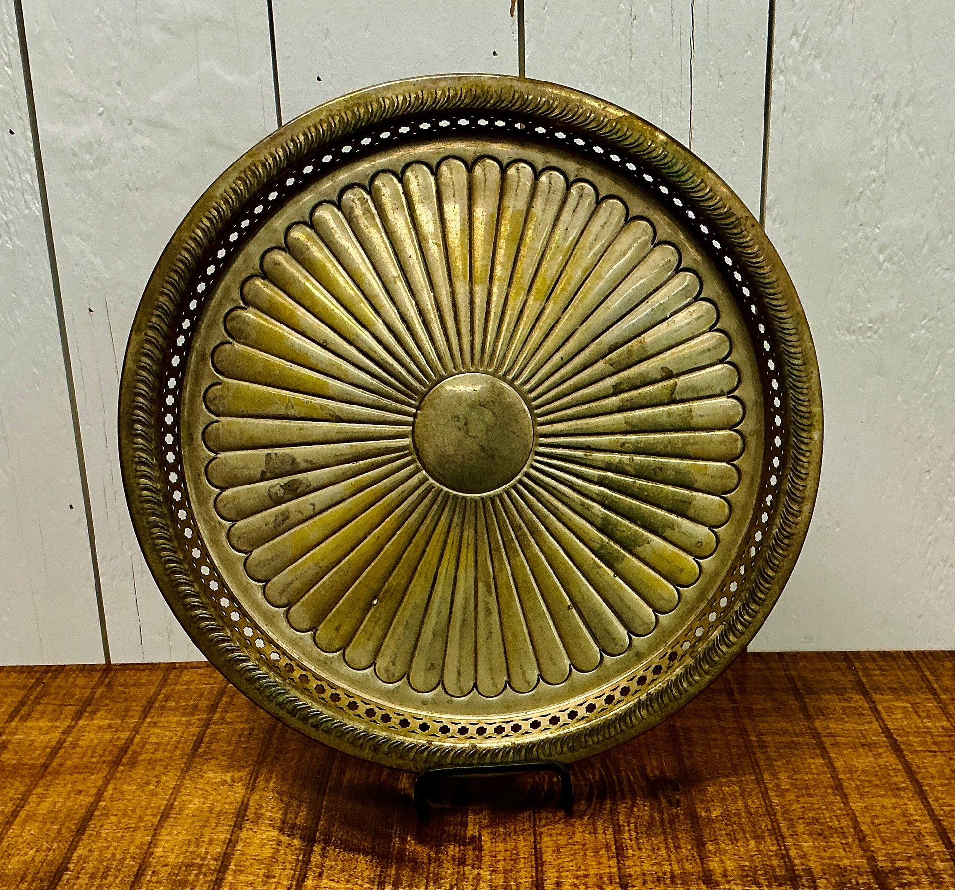 Vintage Silver Plated Tray, vintage one-of-a-kind find from Monticello Soap Company