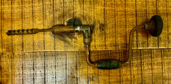 Antique Bit Brace, vintage one-of-a-kind find from Monticello Soap Company
