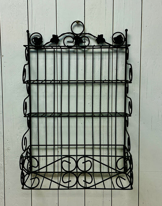 Vintage Wrought Iron Shelf