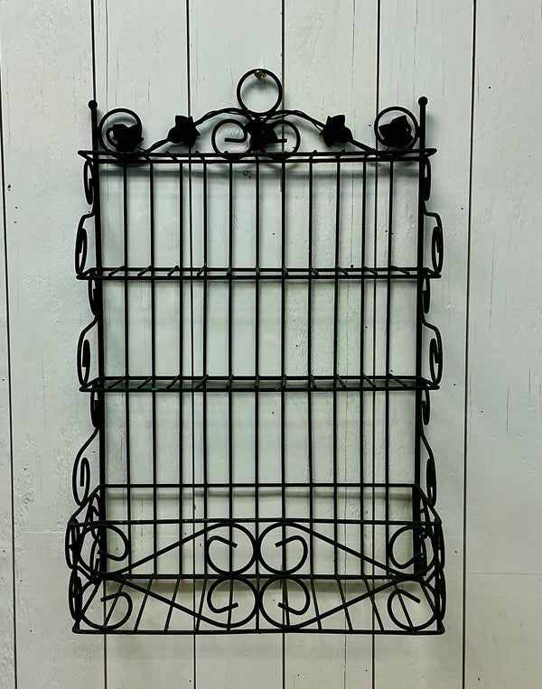 Vintage Wrought Iron Shelf, vintage one-of-a-kind find from Monticello Soap Company