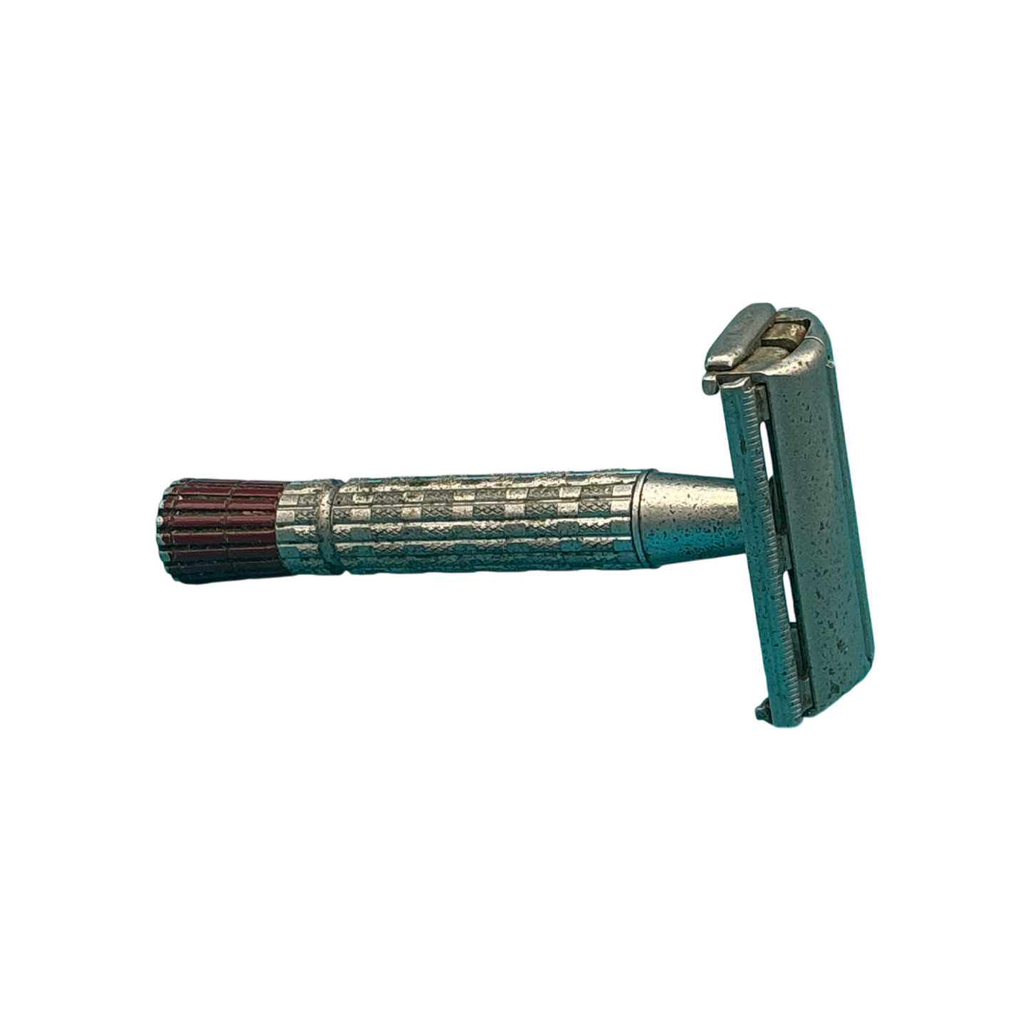 Vintage Gillette Red Flare Tip Vintage Safety Razor