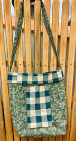 Handmade Grandma Core Quilted Tote Bag