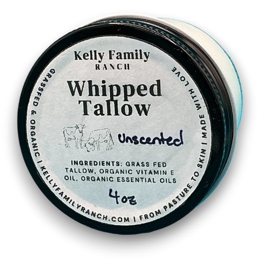 Kelly Family Ranch Whipped Tallow 4oz - Unscented
