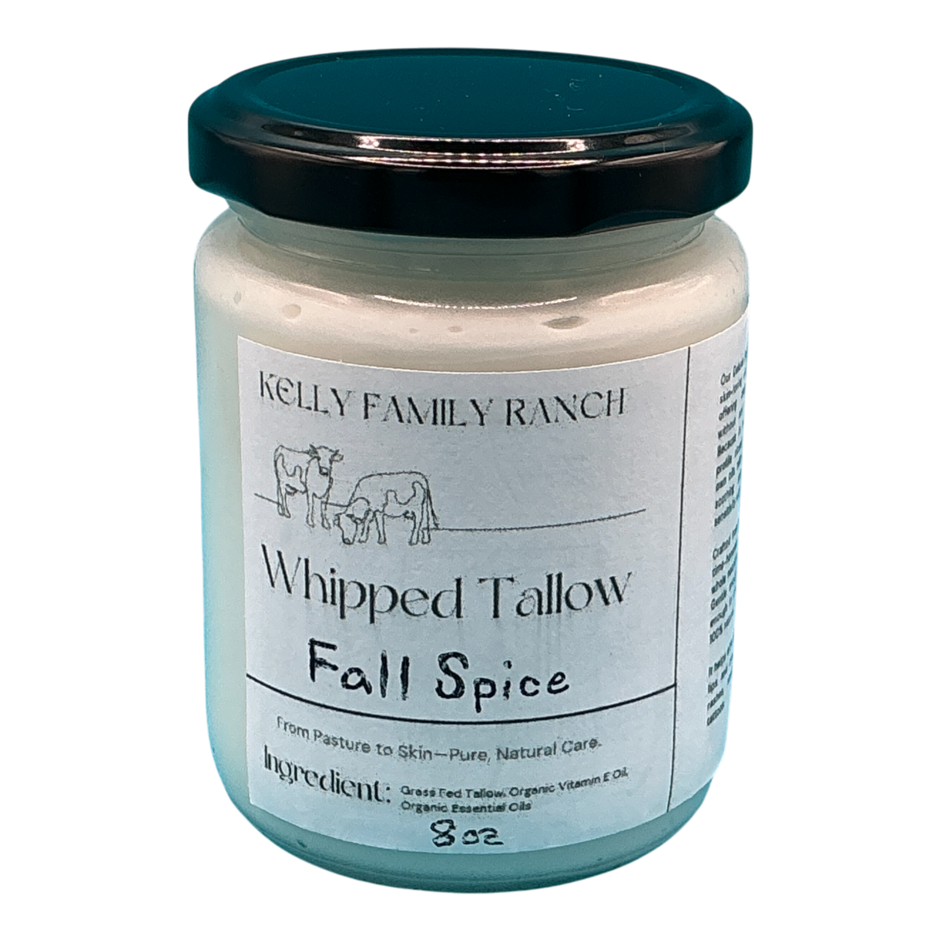 Kelly Family Ranch Whipped Tallow 8oz - Fall Spice