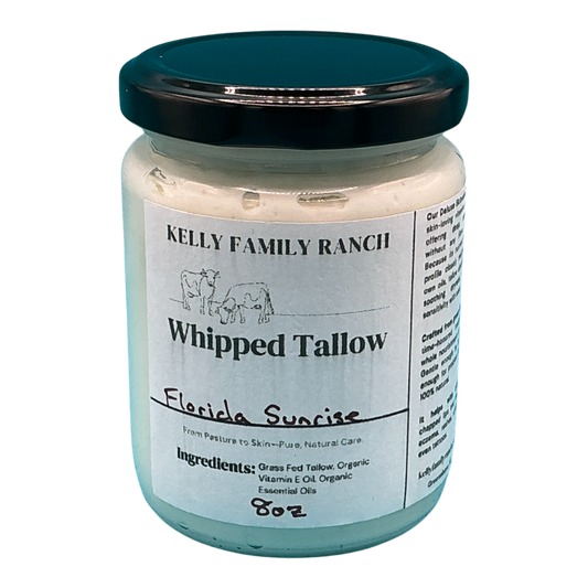 Kelly Family Ranch Whipped Tallow 8oz - Florida Sunrise
