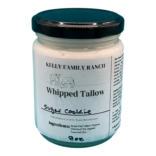 Kelly Family Ranch Whipped Tallow 8oz - Sugar Cookie