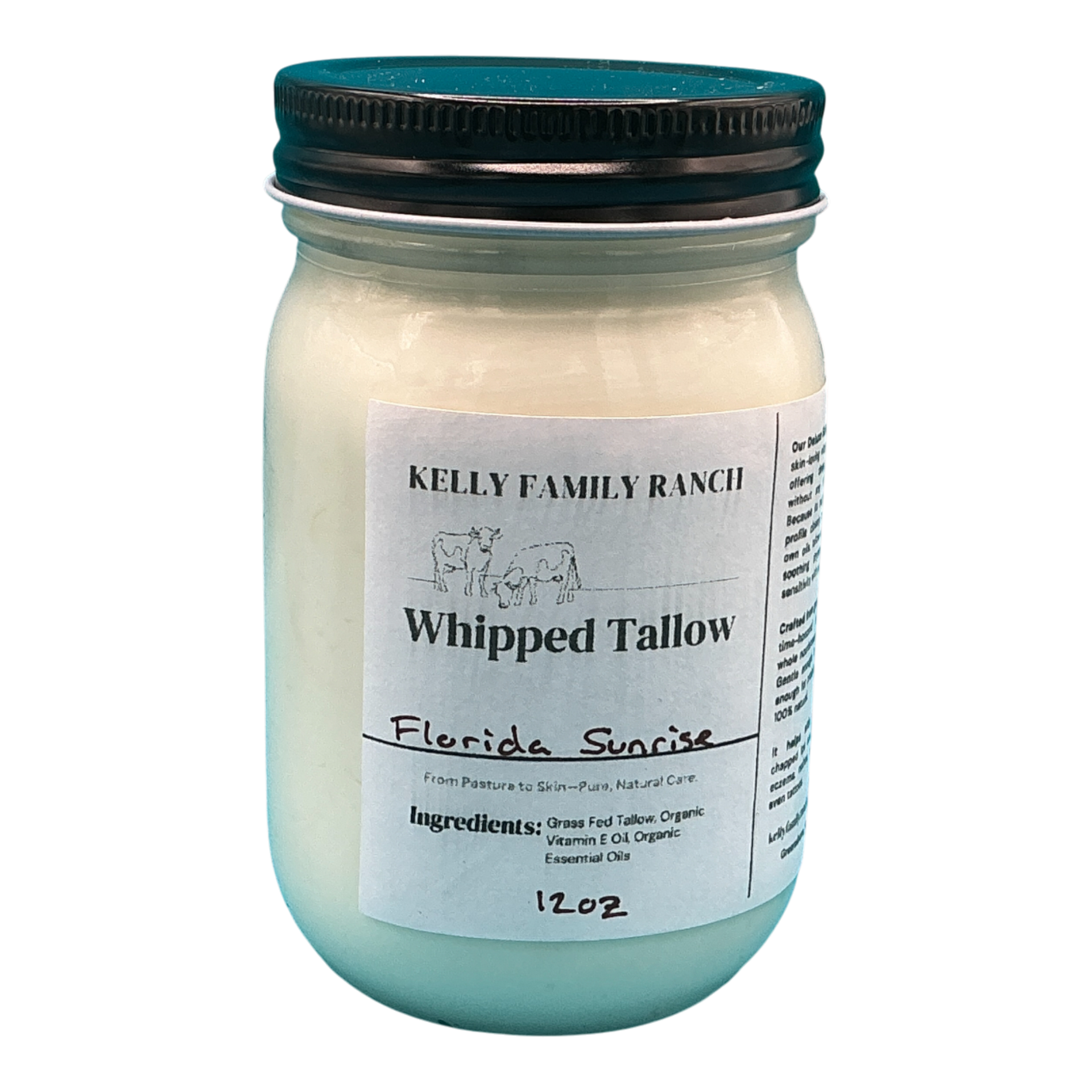 Kelly Family Ranch Whipped Tallow 12oz - Florida Sunrise