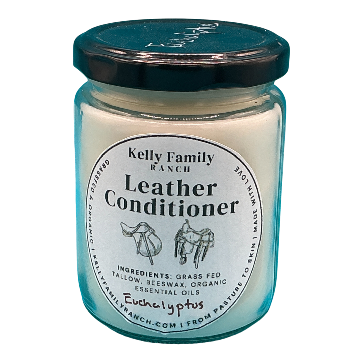 Kelly Family Ranch Leather Conditioner 8oz (Eucalyptus)