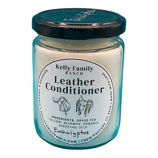 Kelly Family Ranch Leather Conditioner 8oz (Eucalyptus)