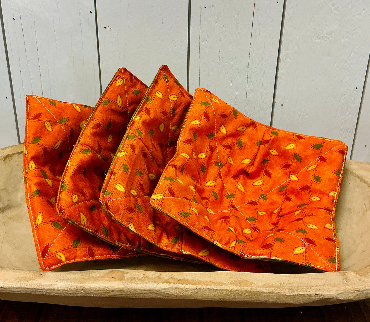 Fall Bowl Cozies, Set of Four