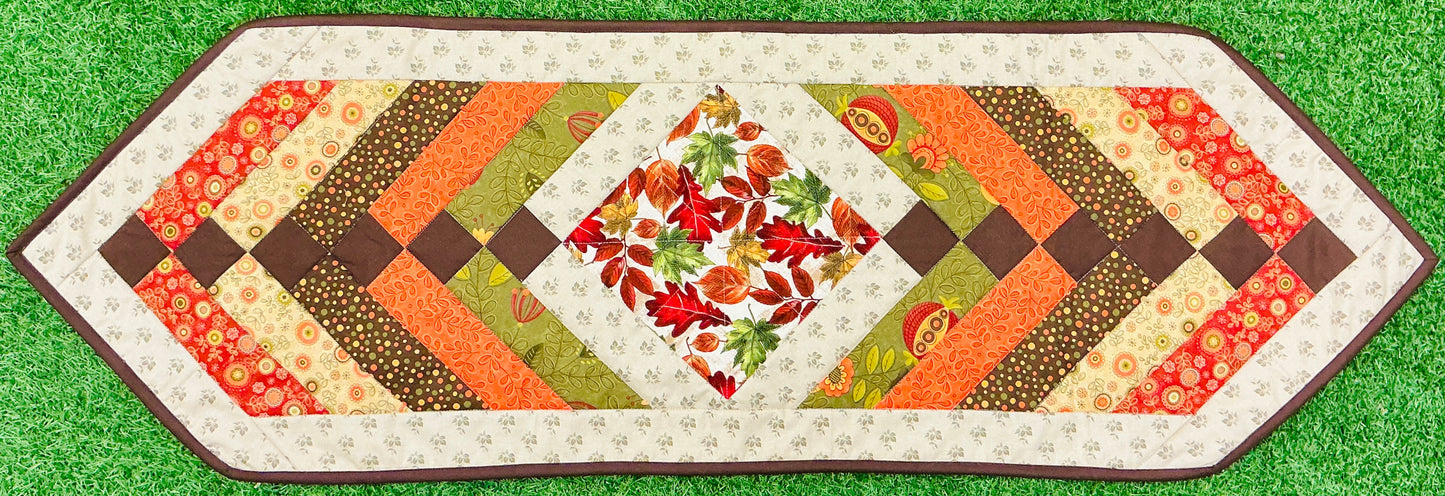 Handmade Quilted Fall Table Runner