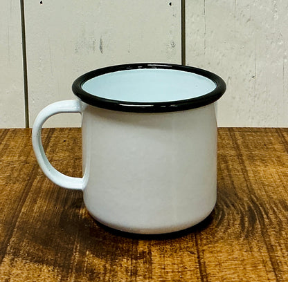 Retro Enamel Mug
