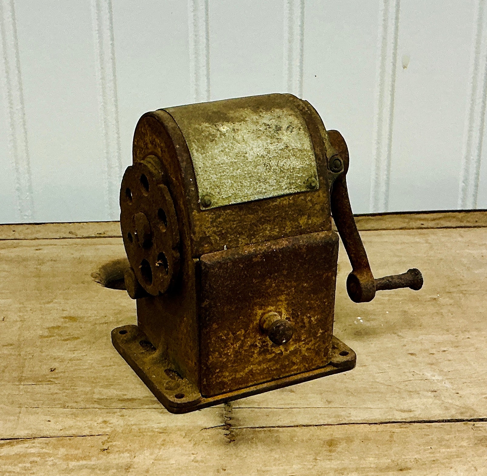 Antique Handcrank Pencil Sharpener