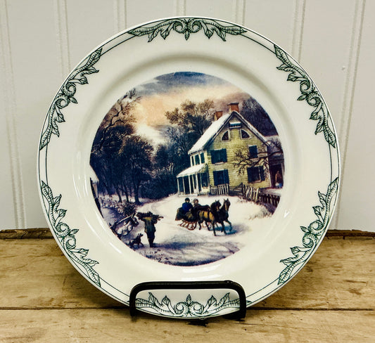 Currier & Ives Museum of the City of New York Decorative Plate