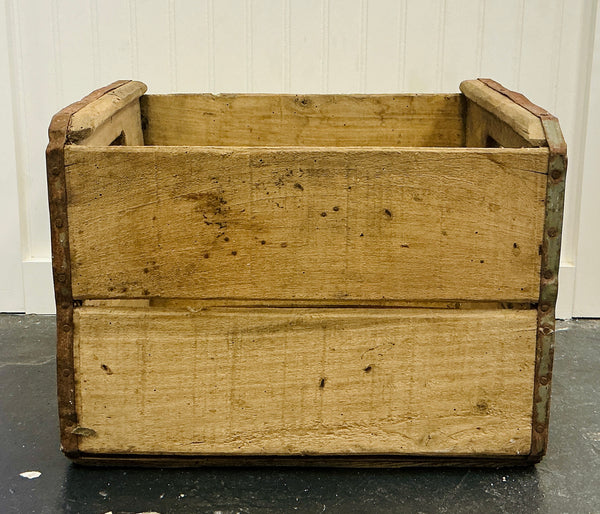 Vintage Wood Crate, vintage one-of-a-kind find from Monticello Soap Company