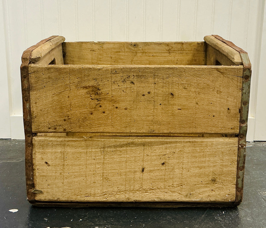 Vintage Wood Crate, vintage one-of-a-kind find from Monticello Soap Company