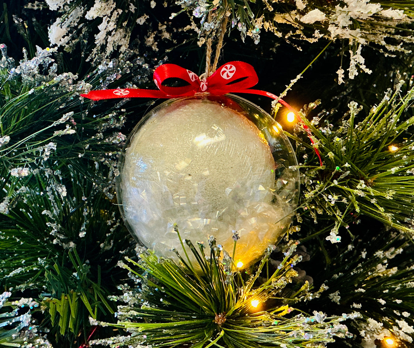 Peppermint & Tea Tree Bath Bomb Ornament