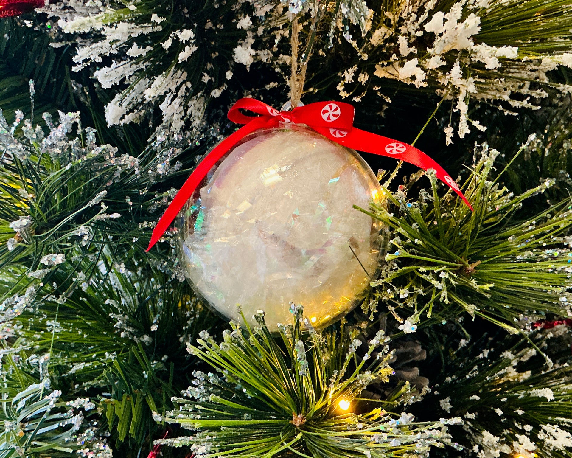 Coconut Bath Bomb Ornament