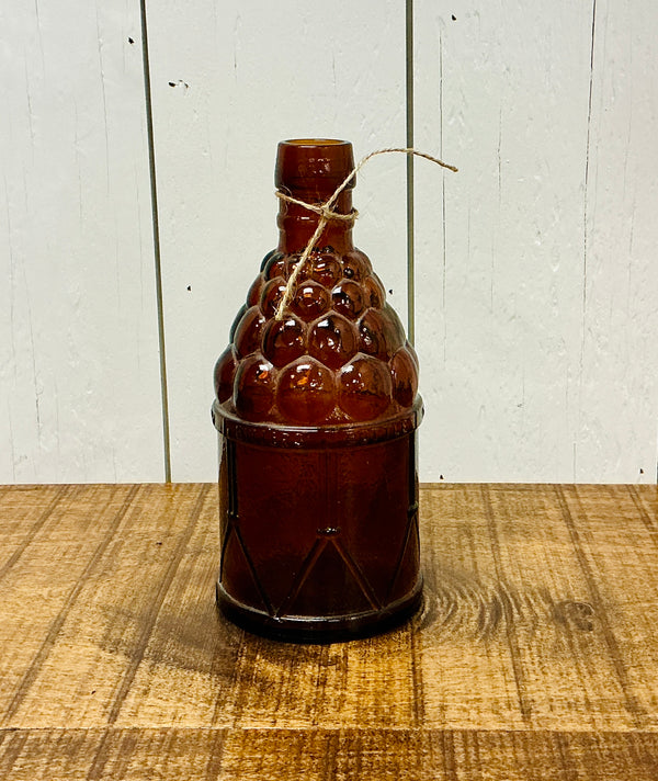 Vintage Wheaton Amber McGiver's American Army Bitters Bottle, vintage one-of-a-kind find from Monticello Soap Company