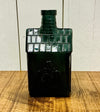 Vintage Wheaton Glass 1979 Twelve Days of Christmas Black Glass Bottle