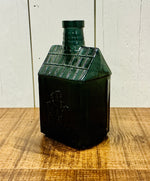 Vintage Wheaton Glass 1979 Twelve Days of Christmas Black Glass Bottle