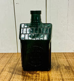 Vintage Wheaton Glass 1979 Twelve Days of Christmas Black Glass Bottle