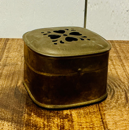 Vintage Brass Cricket / Trinket Box