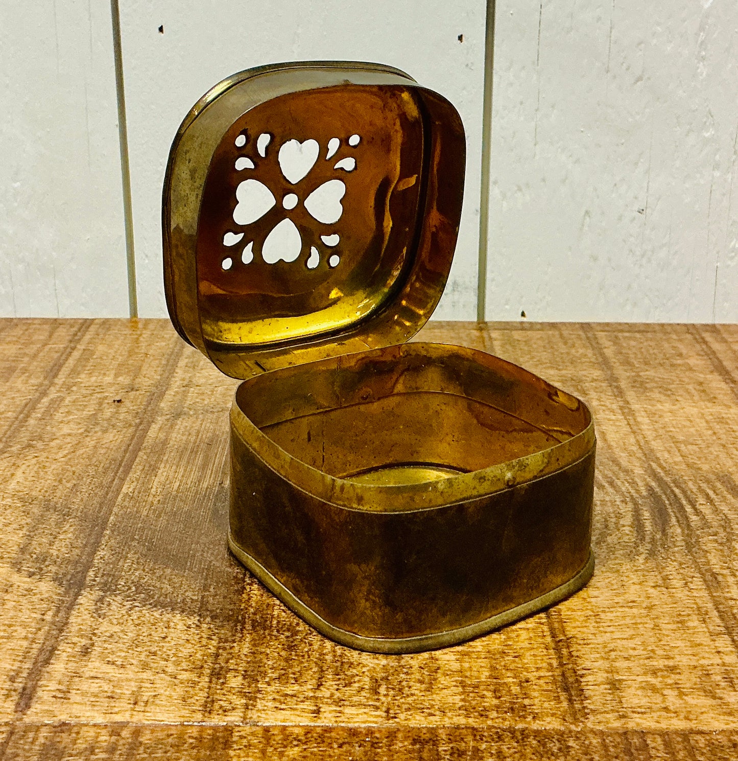Vintage Brass Cricket / Trinket Box