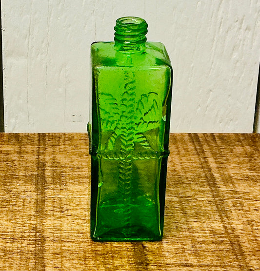 Vintage Avon Green Glass Cologne Bottle