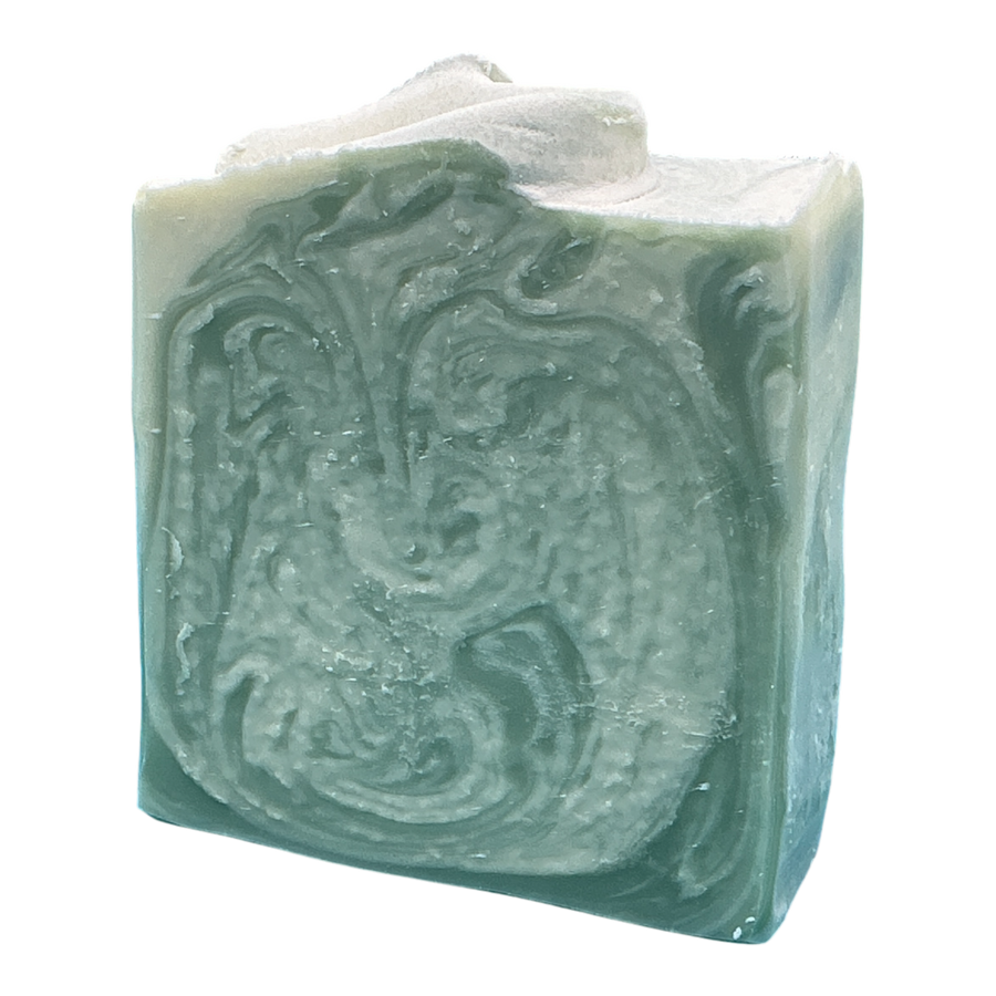 Just Tea Tree handcrafted bar soap by Monticello Soap Company, crisp herbal tea tree essential oil bar with kaolin clay.