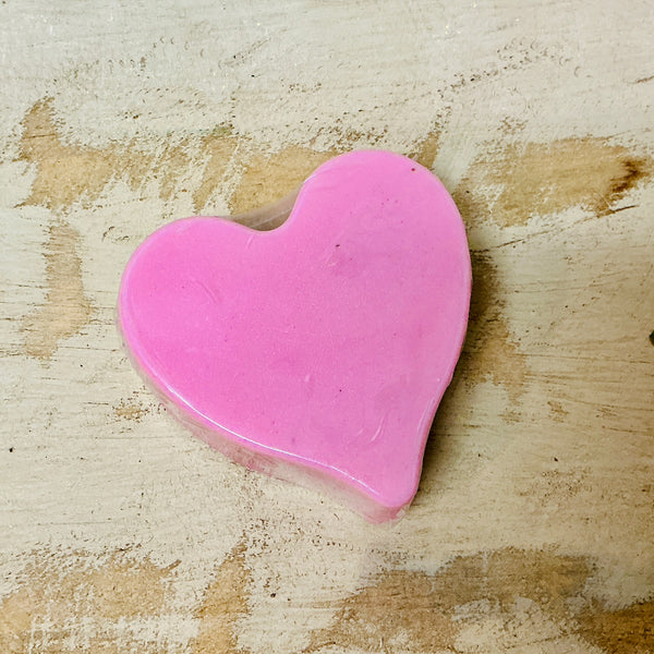 Heart & Soul handcrafted bar soap by Monticello Soap Company, gentle floral everyday bar.