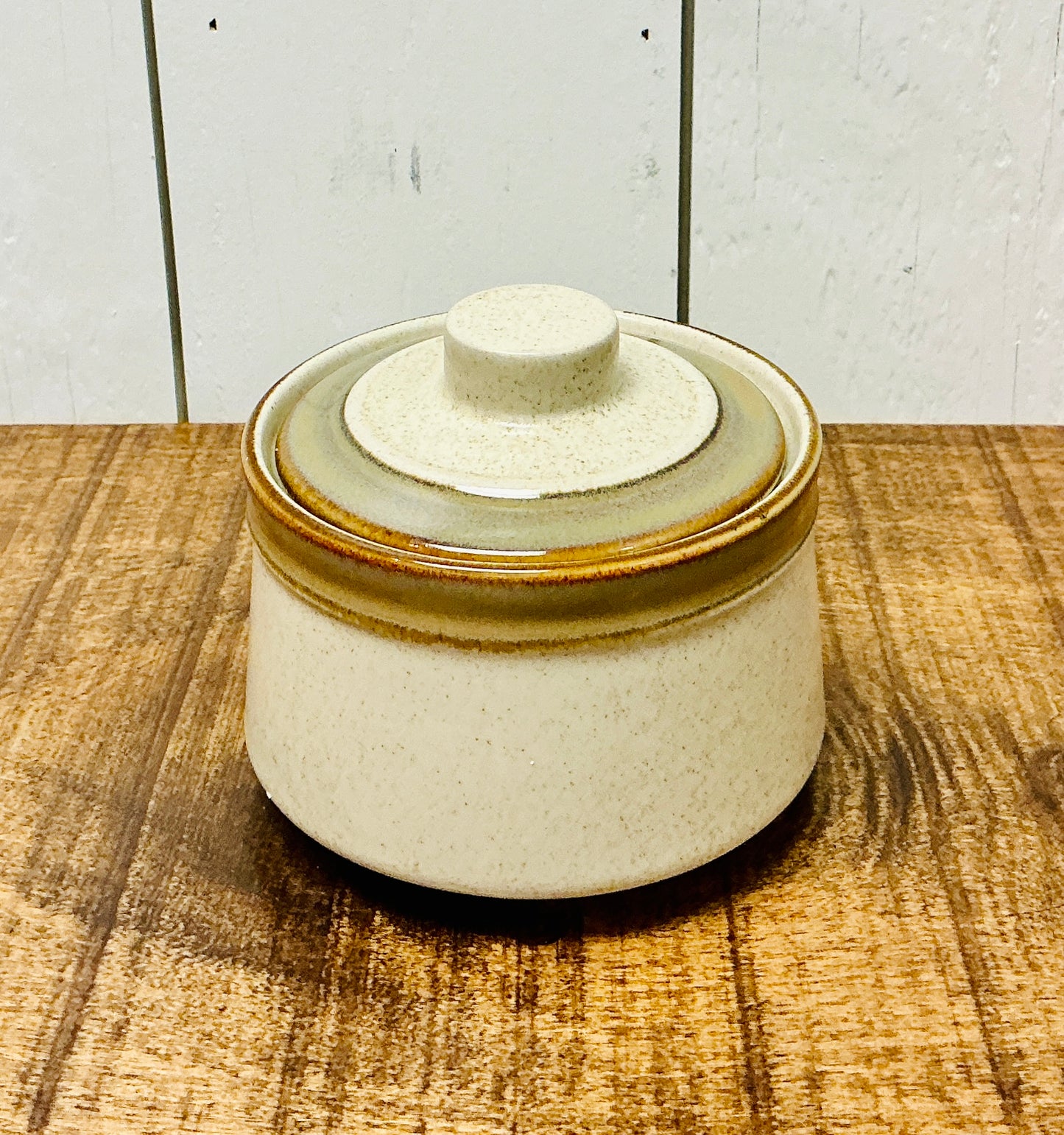 Solid Dish Soap in Vintage Stoneware Crock