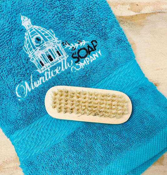 Wooden Nail Brush with Natural Bristles